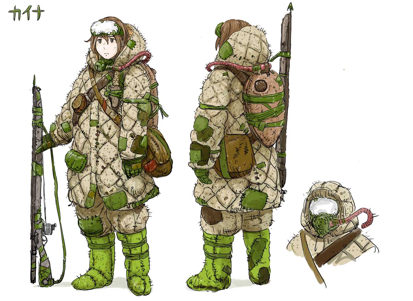 カイナの原案ビジュアル。(c)弐瓶勉／大雪海のカイナ製作委員会