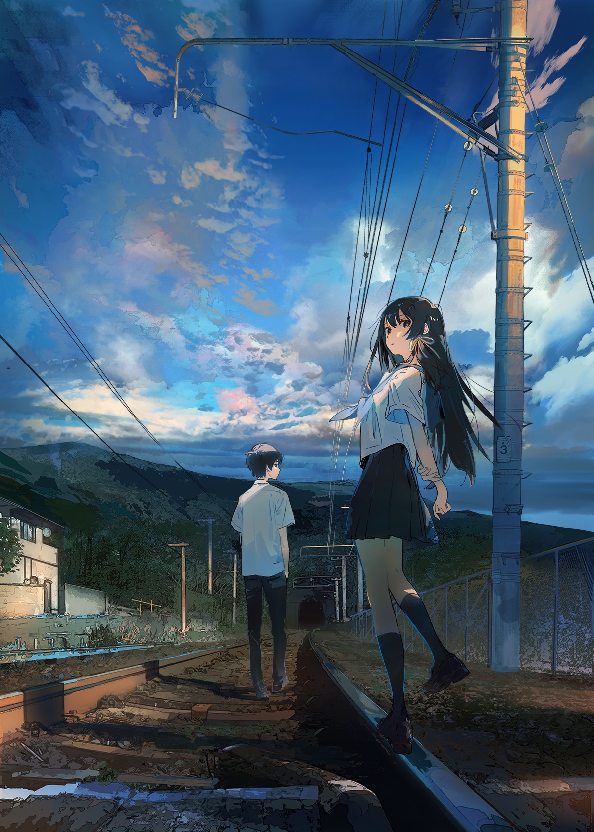 劇場アニメ「夏へのトンネル、さよならの出口」ティザービジュアル