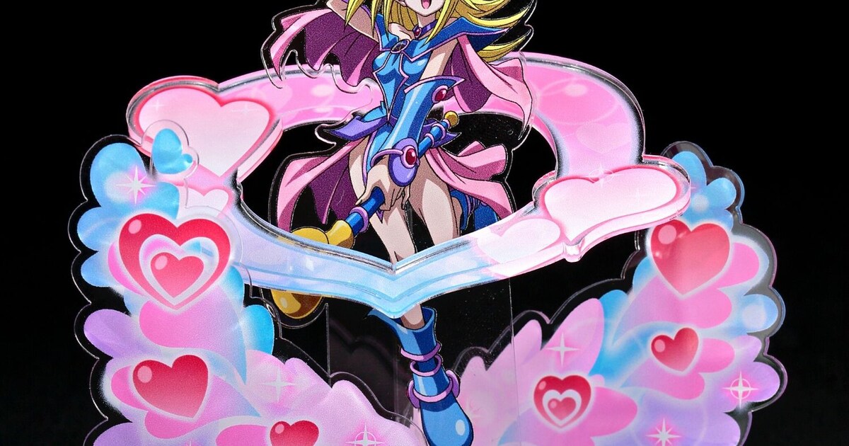 劇場版「遊☆戯☆王」ブラマジガールたち3体の立体的なアクリル 