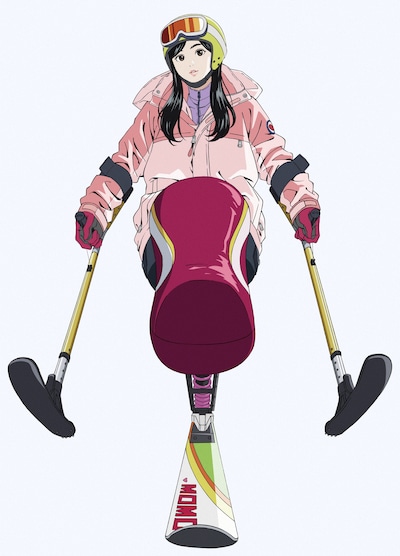 「アニ×パラ～あなたのヒーローは誰ですか～」第13弾「パラアルペンスキー」より。 作画：梅澤茉里 (c)江口寿史/NHK