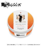 三ツ谷隆モデルの缶パッケージ。