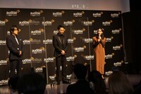 左から森川智之、今井翼、南沙良。