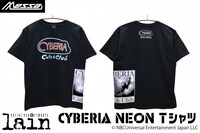 「CYBERIA NEON Tシャツ-BLACK-」