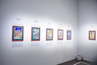 「楳図かずお大美術展」の様子。