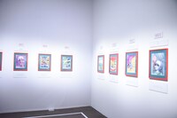 「楳図かずお大美術展」の様子。