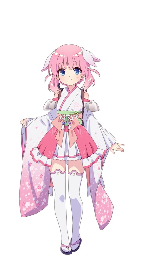 灰桜（CV：和氣あず未）。喫茶・黒猫亭の給仕人形。好奇心旺盛な頑張り屋。一度初期化されているため、とても世間知らずなポンコツ？人形。歌が好き。自分で歌うことも、誰かの歌を聞くことも大好き。 (c)VISUAL ARTS / Key / BAS・プリマドール製作委員会