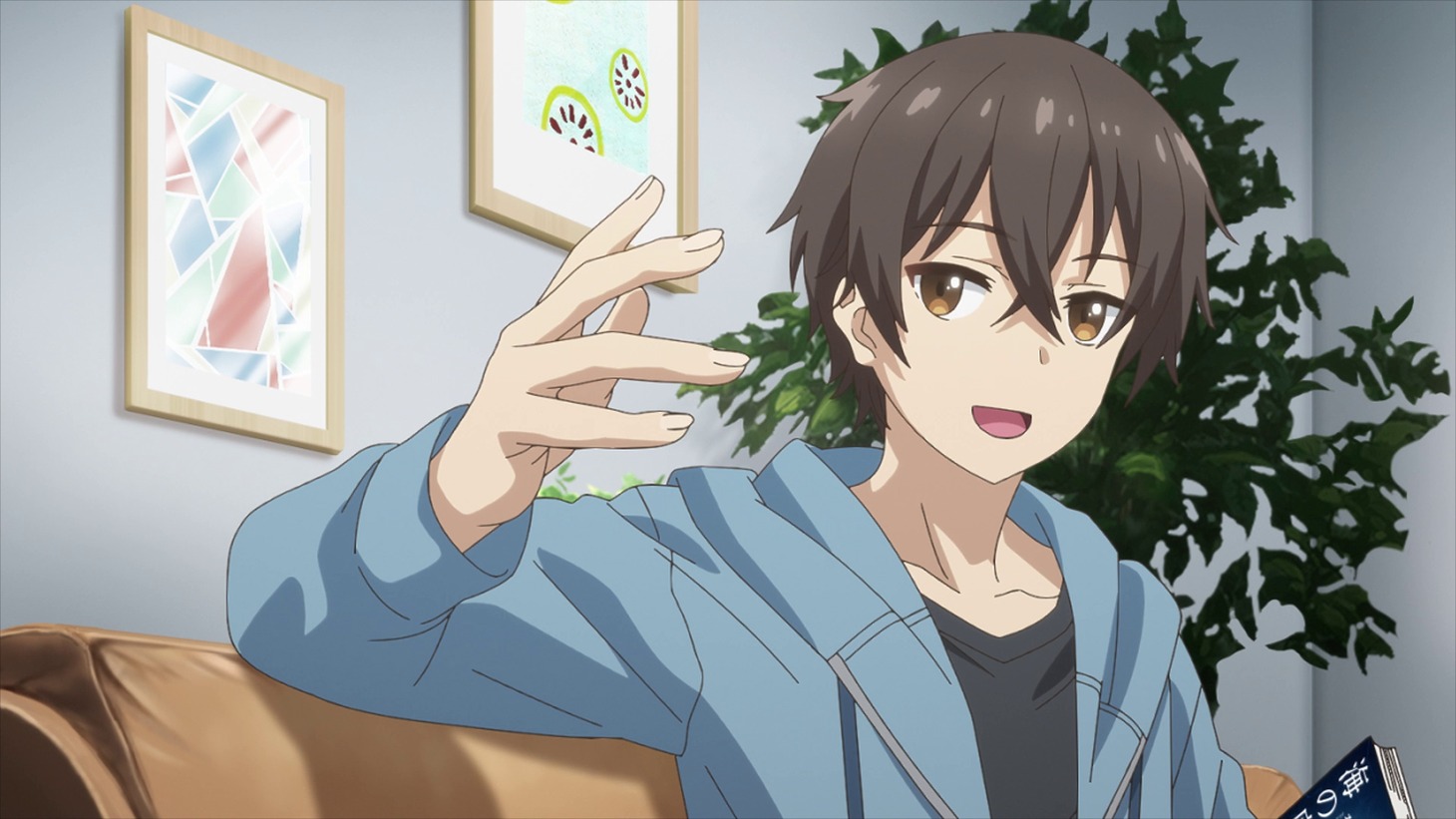 TVアニメ「継母の連れ子が元カノだった」ティザーPVより。 (c)紙城境介・KADOKAWA/連れカノ製作委員会
