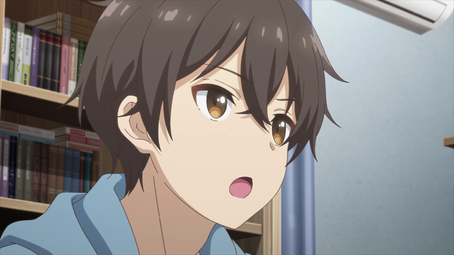 TVアニメ「継母の連れ子が元カノだった」ティザーPVより。 (c)紙城境介・KADOKAWA/連れカノ製作委員会