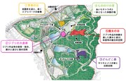ジブリパークの整備エリア。