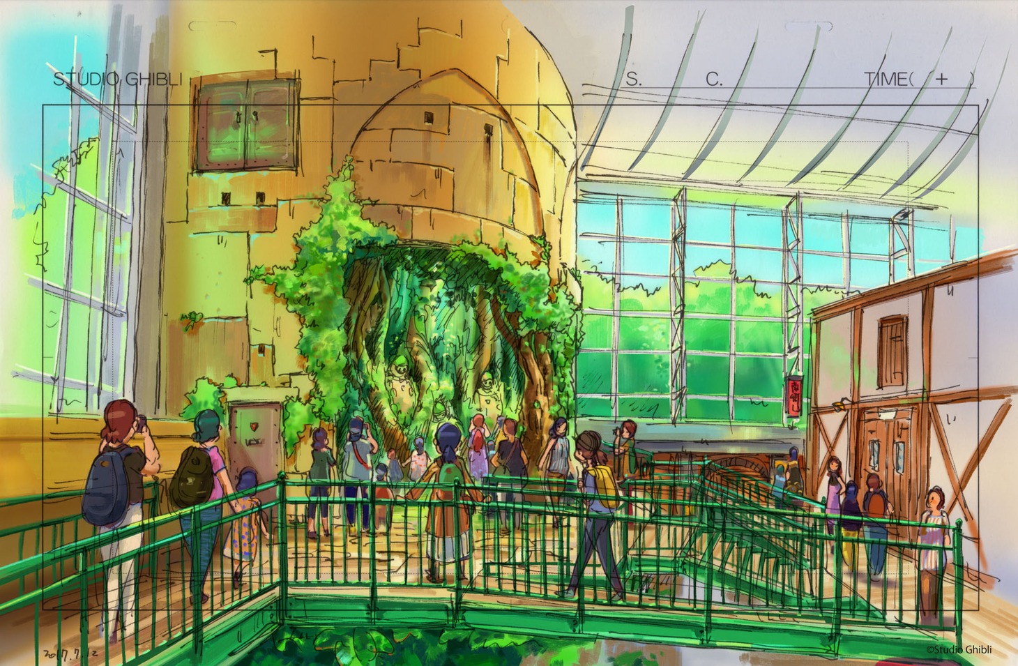 ジブリパークより、「ジブリの大倉庫」のイメージ。(c)2022 Studio Ghibli