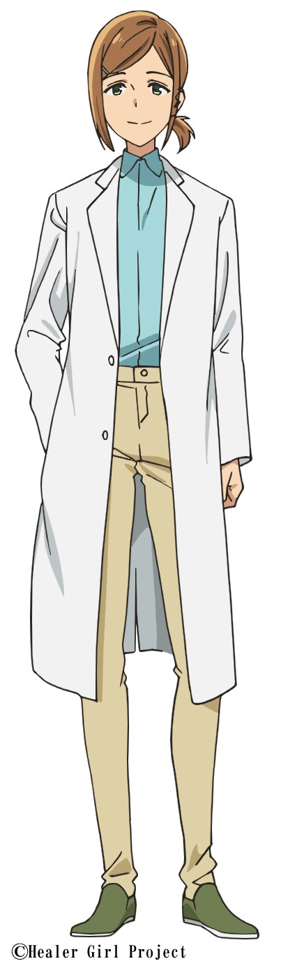 渚笙子（CV：東城日沙子）。烏丸音声治療院に勤める薬剤師。理彩とは学生時代からの付き合いで、誰とでも分け隔てなく接する気さくな人。