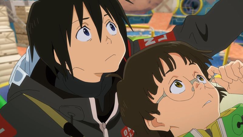 オリジナルアニメ「地球外少年少女」の新たな場面カット。 (c)MITSUO ISO／avex pictures・地球外少年少女製作委員会