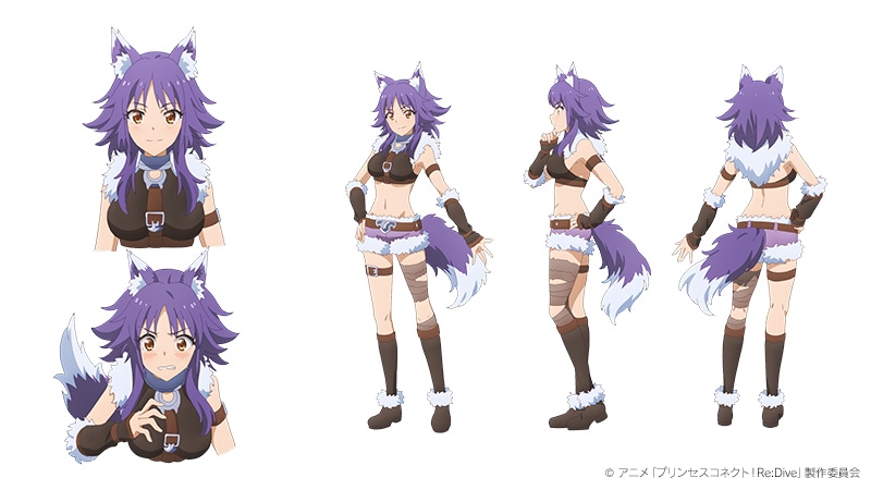 マコト（CV：小松未可子） (c)アニメ「プリンセスコネクト！Re:Dive」製作委員会