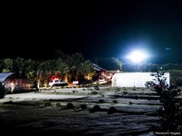 実写映画「ノイズ」撮影現場の様子。（写真：永瀬正敏）