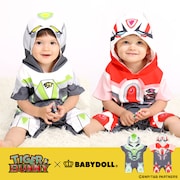 「TIGER & BUNNY」とBABYDOLLのコラボベビー服。
