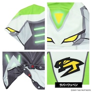 ワイルドタイガーのヒーロースーツを再現したロンパース。