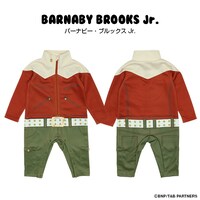 バーナビー・ブルックスJr.の私服を再現したロンパース。