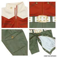 バーナビー・ブルックスJr.の私服を再現したロンパース。