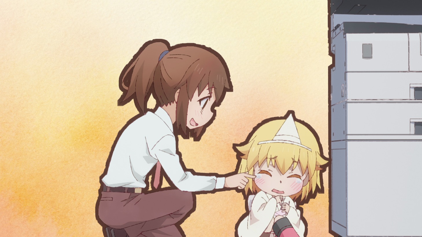TVアニメ「社畜さんは幼女幽霊に癒されたい。」PV第2弾より。 (c)有田イマリ/SQUARE ENIX・製作委員会