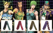 アニメ「ジョジョ」徐倫、承太郎、エルメェス、F・Fのネクタイ4種