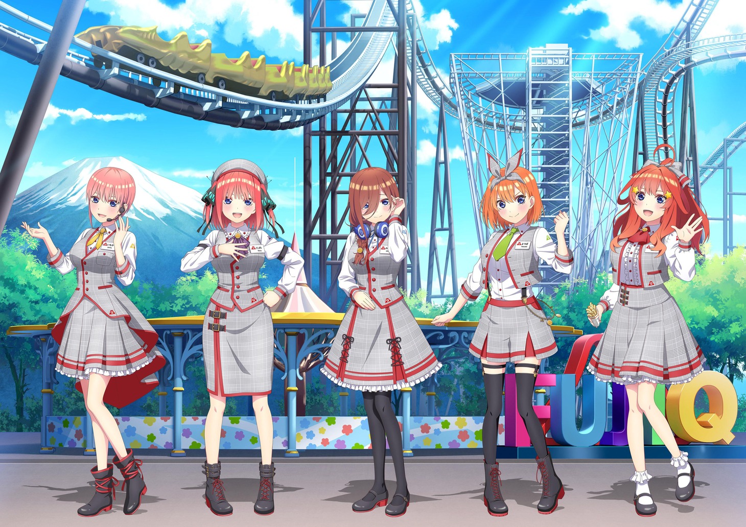 「映画『五等分の花嫁』 in 富士急ハイランド」ビジュアル
