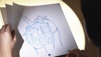 ドキュメンタリー映画「Hand-Drawn」より、ゲーム「Cuphead」の原画 。(c)MCMXXXVIII By Studio MDHR Corp