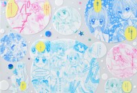 「ぴちぴちピッチ」のクリアファイル裏面。