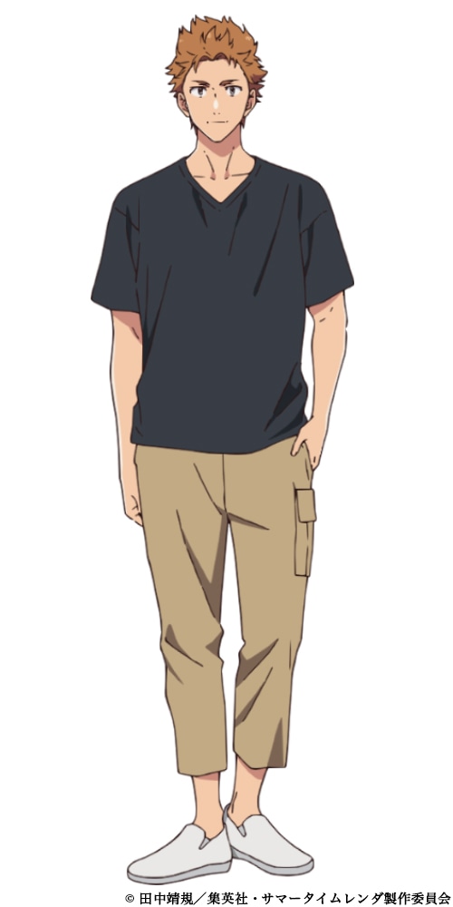 菱形窓（CV：小野賢章） (c)田中靖規／集英社・サマータイムレンダ製作委員会