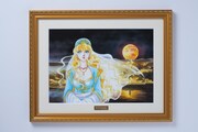初の商品化となるカラーイラストを用いた高精細複製原画。画像はサインを入れる前の見本となる。