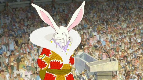 「バケモノの子」より、宗師。渋天街に棲む10万を超えるバケモノを長年束ねてきた長老。