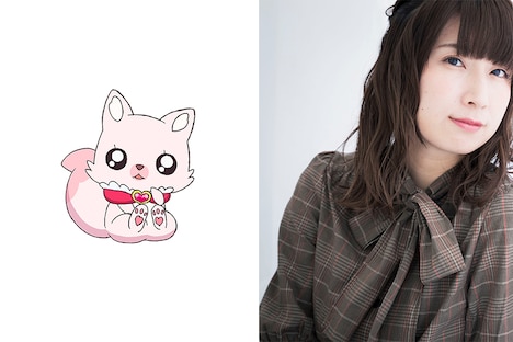 左からコメコメ、高森奈津美。 (c)ABC-A・東映アニメーション