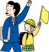 「コボちゃん×おとぼけコラボ特製記念図書カード」に使用されるイラスト。