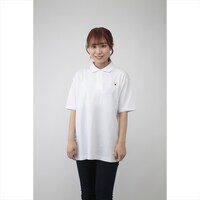 ポロシャツの着用イメージ。