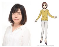 小林未沙（左）と黒崎香菜美のビジュアル（右）。 (c)つきや・マイクロマガジン社／組長娘と世話係製作委員会
