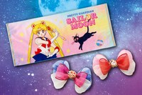 「美少女戦士セーラームーン」をモチーフとしたフェイスタオルとヘアクリップ（全10種）。 (c)Naoko Takeuchi (c)武内直子・PNP・東映アニメーション