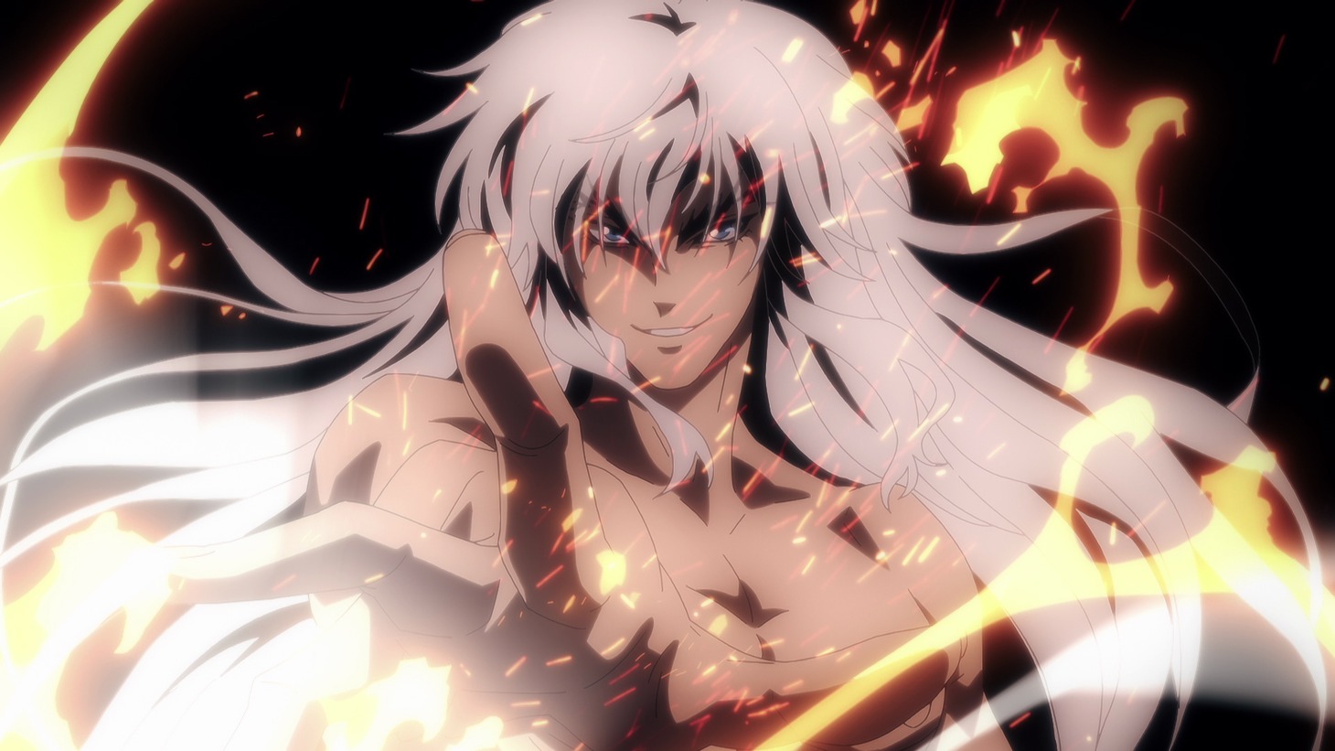 アニメ「BASTARD!!―暗黒の破壊神―」場面カット (c)萩原一至/集英社・BASTARD!! 製作委員会