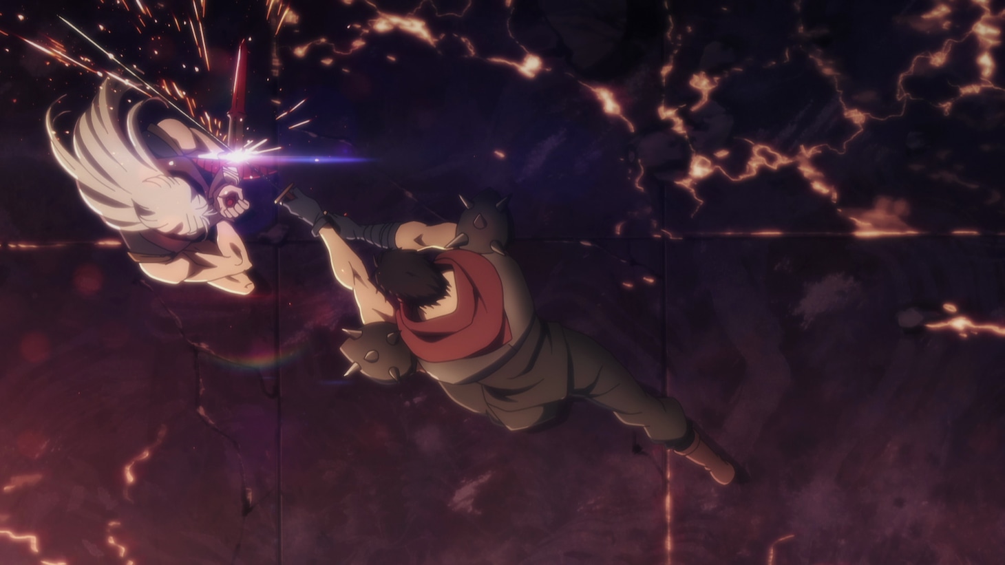 アニメ「BASTARD!!―暗黒の破壊神―」場面カット (c)萩原一至/集英社・BASTARD!! 製作委員会
