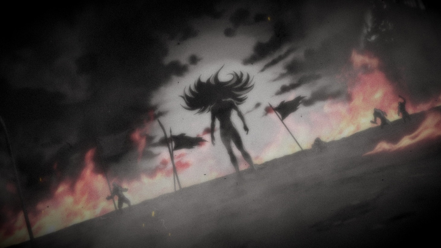 アニメ「BASTARD!!―暗黒の破壊神―」場面カット (c)萩原一至/集英社・BASTARD!! 製作委員会