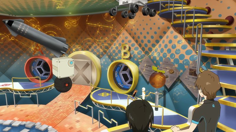 オリジナルアニメ「地球外少年少女」後編「はじまりの物語」の場面カット。 (c)MITSUO ISO／avex pictures・地球外少年少女製作委員会