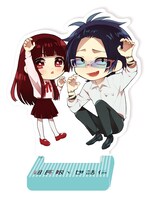 「組長娘と世話係」7巻発売＆アニメ公式サイトオープン記念フェアで配布されるペーパースタンドシート。