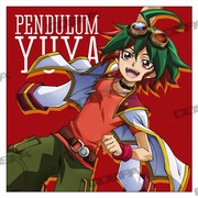 遊矢のクッションカバーのイラスト。