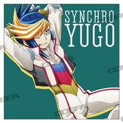 ユーゴのクッションカバーのイラスト。