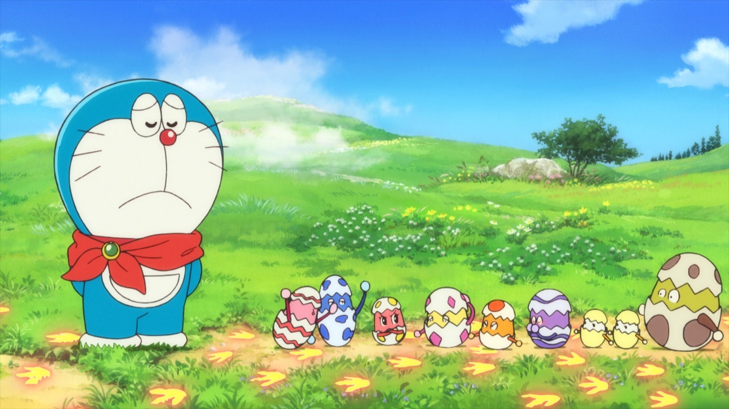 「映画ドラえもん のび太の新恐竜」の場面カット。