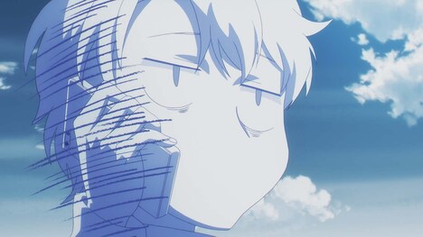 TVアニメ「殺し愛」第6話の場面カット。