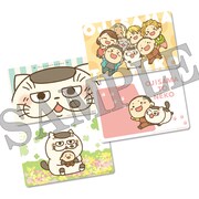 「おじさまと猫」の着せ替えカードステッカー。