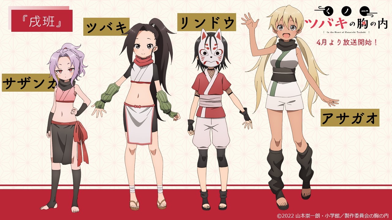 戌班のキャラクター設定画。