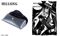 「『HELLSING×Lessthanhuman』アーカード モデル」のケースとメガネ拭き。