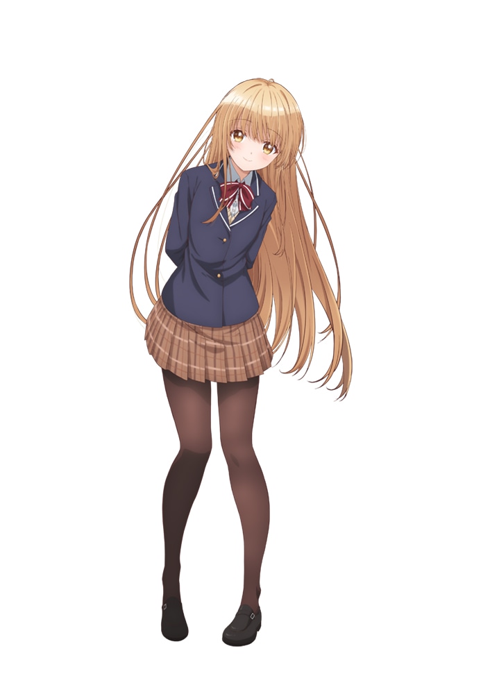 椎名真昼のキャラクタービジュアル。