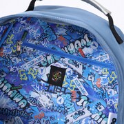 「馳河 ランガ モデル バックパック」の内側。