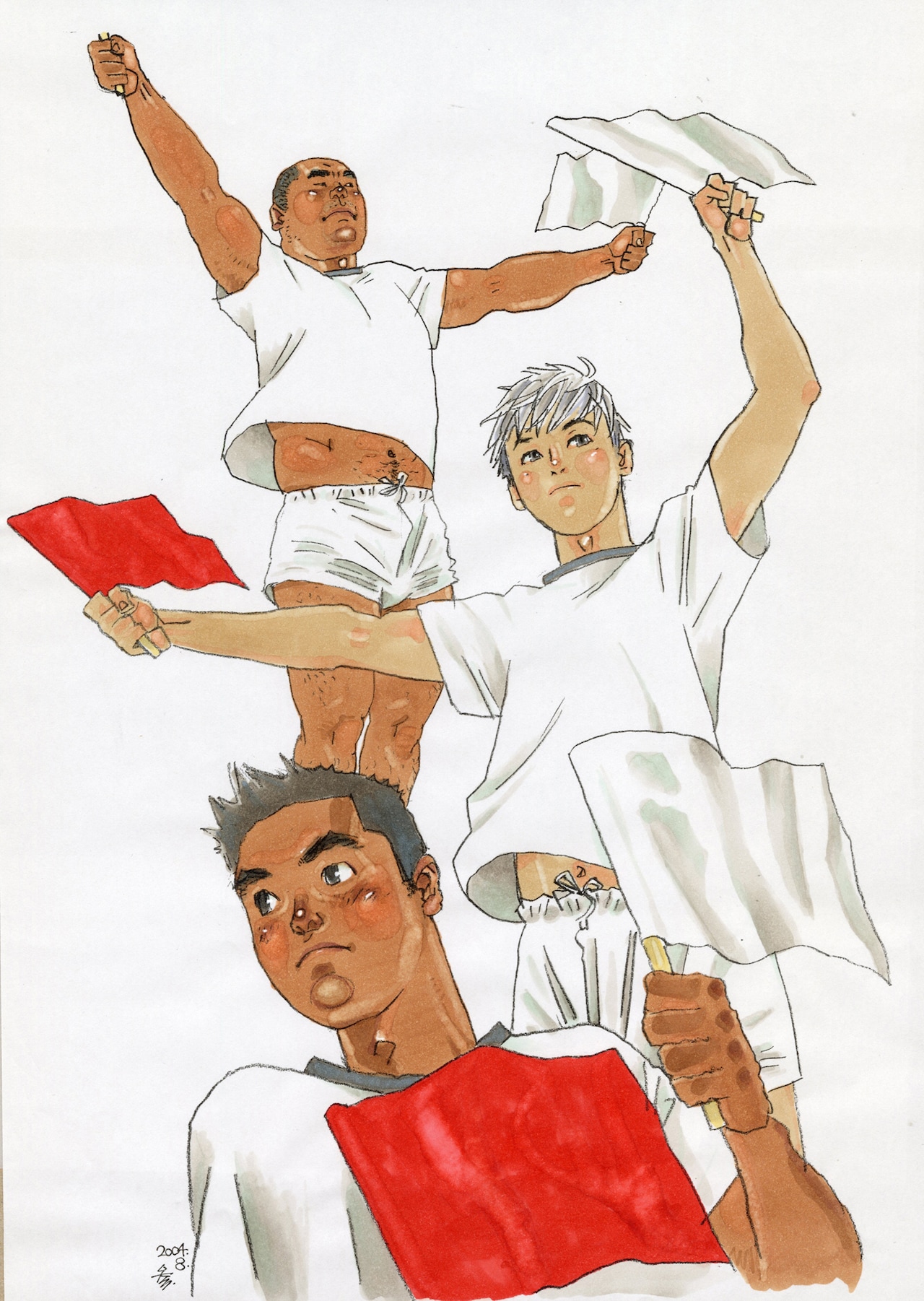 個展「山田参助博覧会」より。 - 「山田参助博覧会」ヴァニラ画廊で